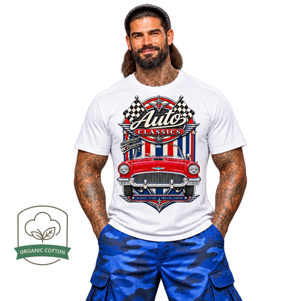 Auto Classics TBFR1 Stanley/Stella Organic Cotton Unisex Tee