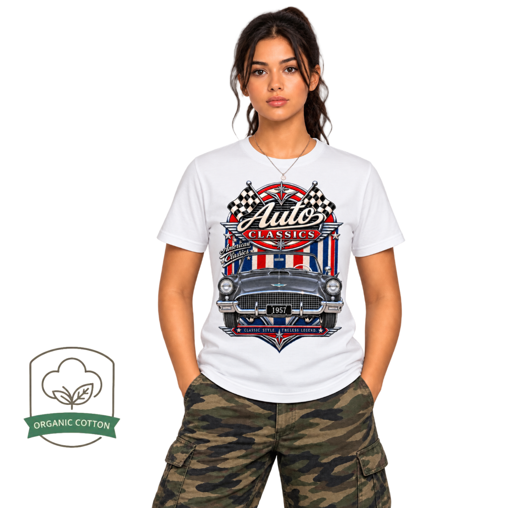 Auto Classics TBGG1 Stanley/Stella Organic Cotton Unisex Tee